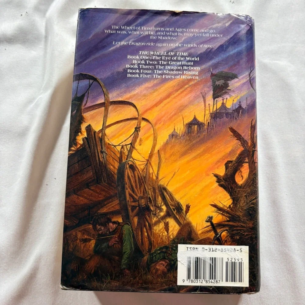 Lord of Chaos Robert Jordan Wheel of Time Book 6 Hardcover 1st Edition 1994 Tor